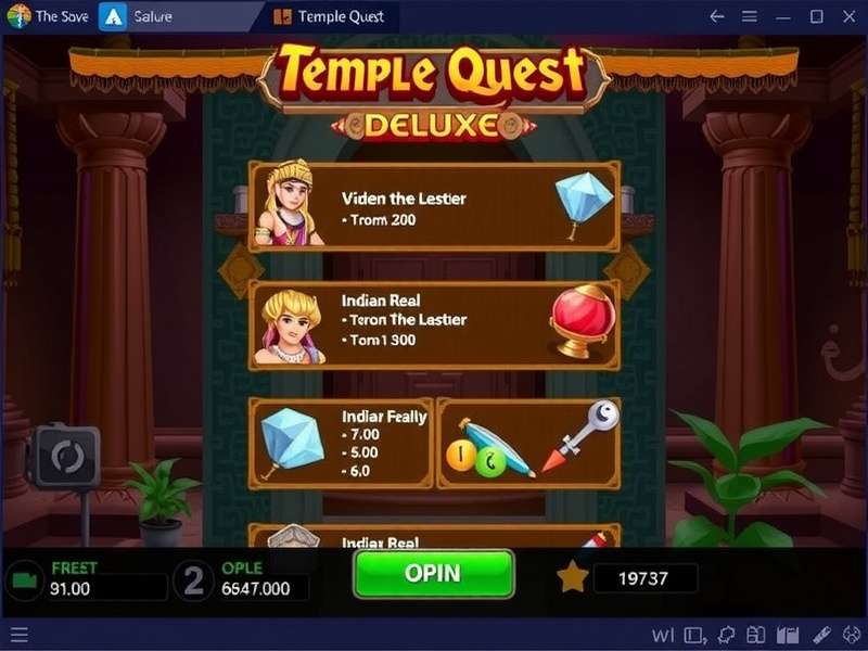 Temple Quest Deluxe Gameplay